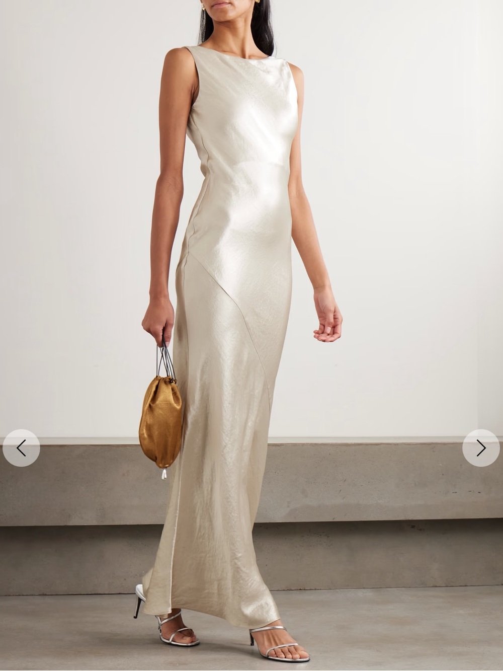 NWT Abadia satin gown